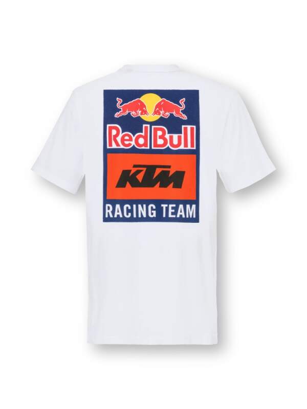 KTM Red Bull T-Shirt weiß mit KTM-Logo