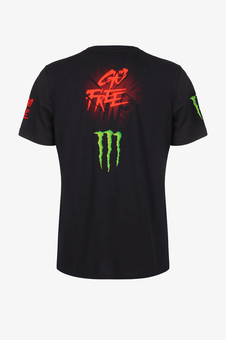 Francesco Bagnaia T-Shirt Monster Energy 63 schwarz