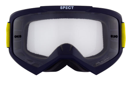 Red Bull Spect Motocrossbrille EVAN blau mit klarem Glas