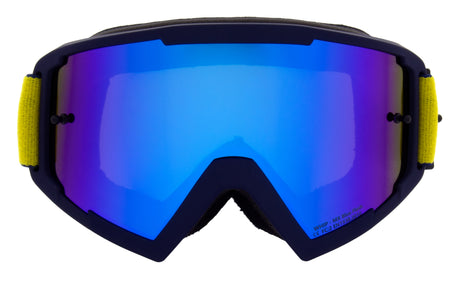 Red Bull Spect Motocrossbrille WHIP blau mit blauem Glas