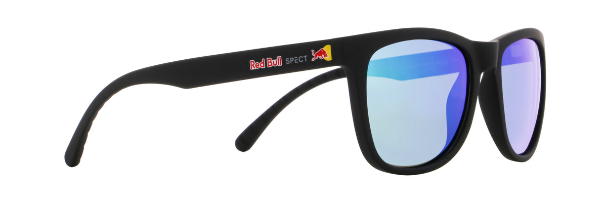 Red Bull Spect Sonnenbrille ECOS schwarz mit grünen Gläsern