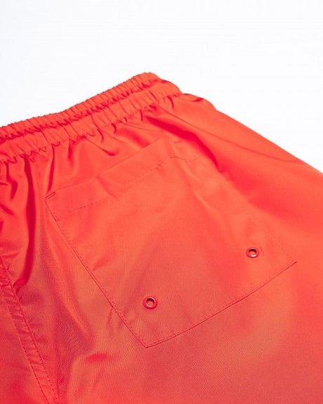 Lamborghini men's swim shorts red