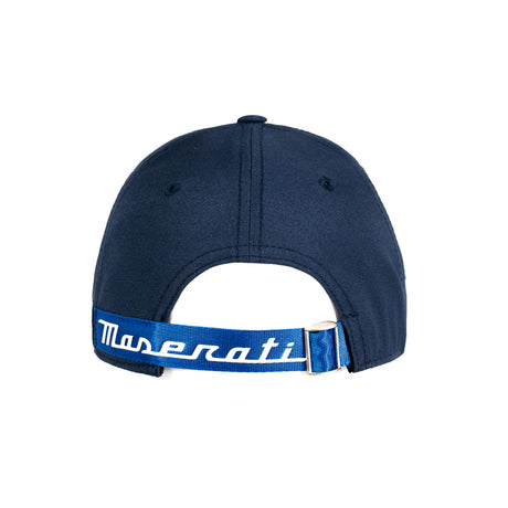 Maserati trident logo cap blue