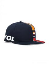 Repsol Teamkappe mit flachem Schirm dunkelblau