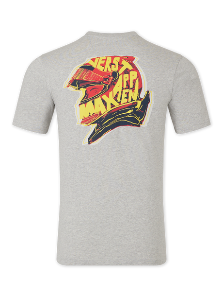 Max Verstappen T-Shirt – Red Bull Racing F1 HELMET grau