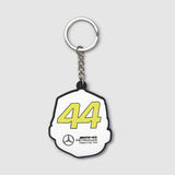Lewis Hamilton Schlüsselanhänger – Mercedes AMG F1 mit LH-Motiv