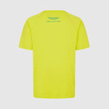 Aston Martin F1 Team Freizeit-T-Shirt LOGO hellgelb