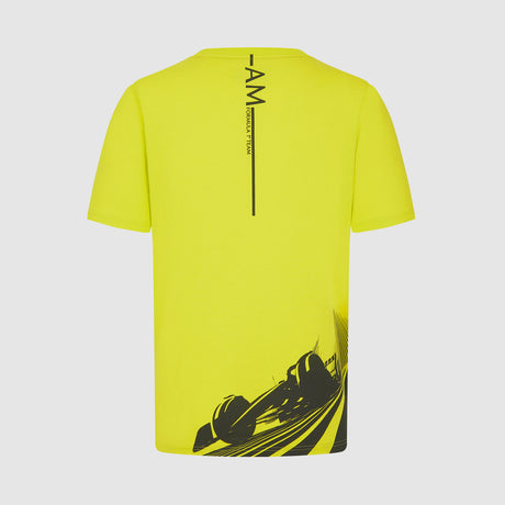 Aston Martin F1 Team Fan-T-Shirt GRAPHIC hellgelb