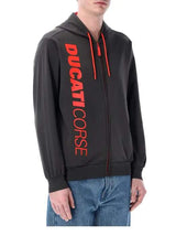 Ducati Corse Fan-Sweatshirt dunkelgrau mit Logo