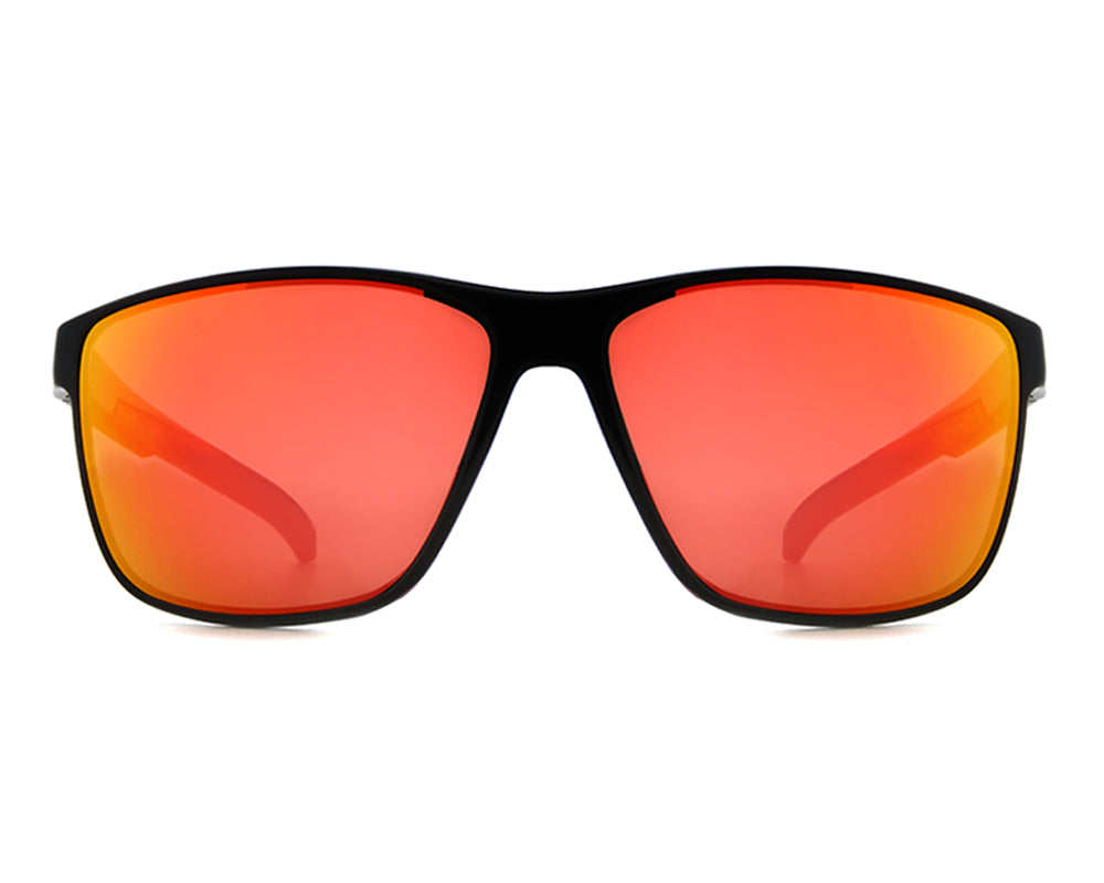 Red Bull Spect DRIFT Sonnenbrille schwarz mit braunen Gläsern
