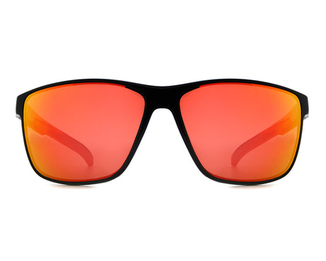 Red Bull Spect DRIFT Sonnenbrille schwarz mit braunen Gläsern