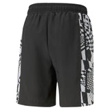 BMW men's sports shorts black with logo