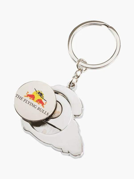 Red Bull The Flying Bulls keyring with helmet motif