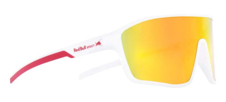 Red Bull Spect Sonnenbrille DAFT weiß mit rot-orangem Glas