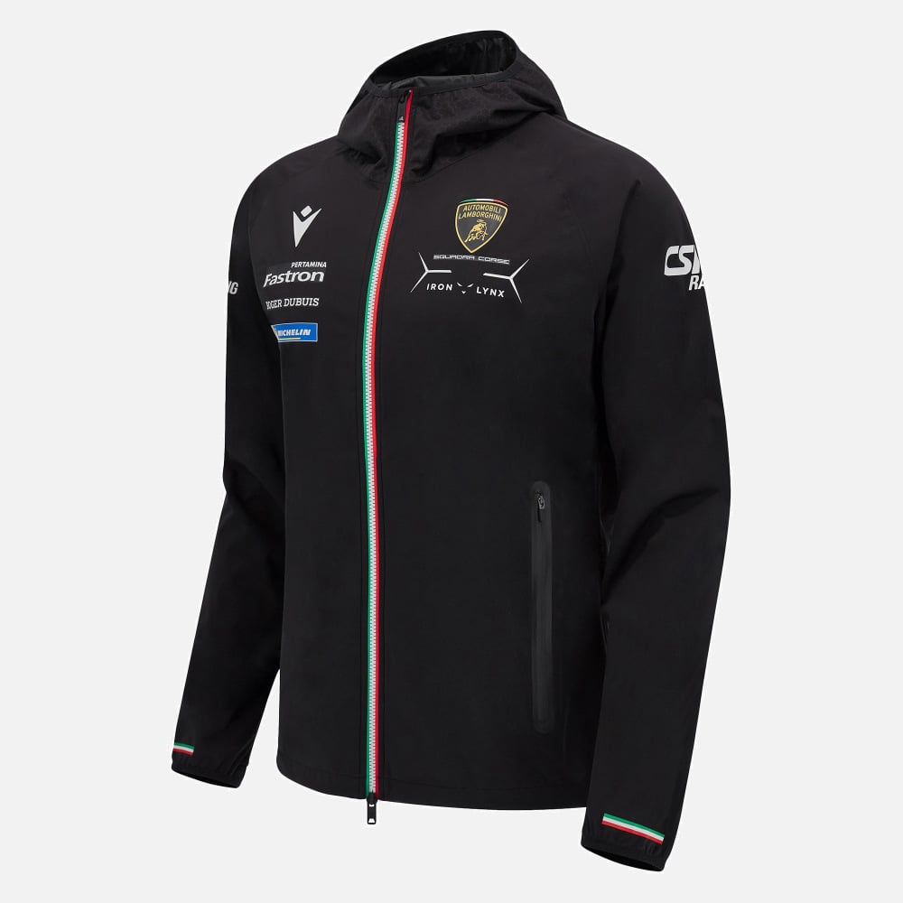Lamborghini Iron Lynx SC63 Team Windbreaker – Black