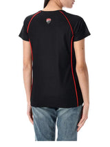 Ducati Corse Damen-Freizeit-T-Shirt mit Schriftzug