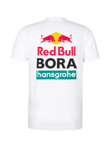 Red Bull Bora Hansgrohe Fan-T-Shirt weiß mit Logo