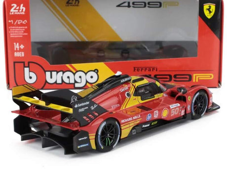 Modell Bburago Ferrari 499P #50, Sieger Le Mans 2024