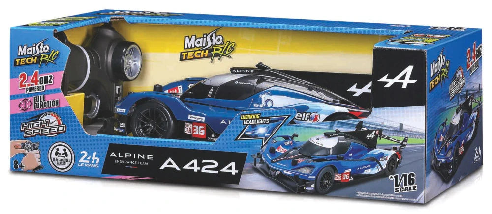 Maisto Tech RC Alpine A424 #36 Le Mans 2024 Modell im Maßstab 1:16