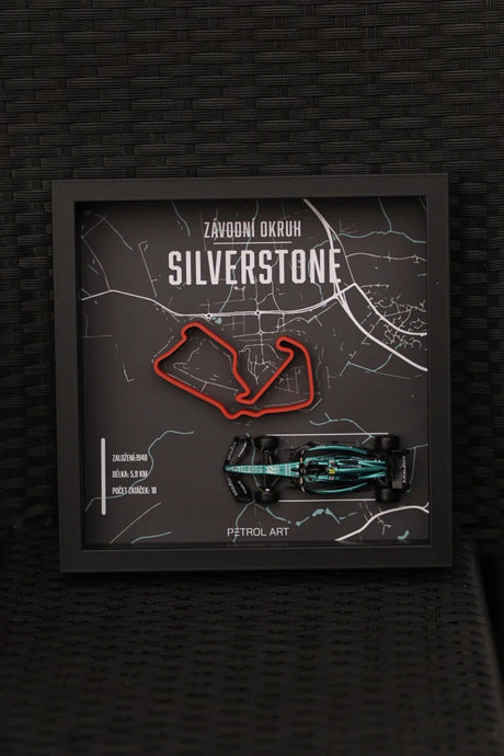 Petrol Art 3D-Bild – Fernando Alonso, Silverstone