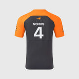 McLaren F1 Lando Norris Team T-Shirt with Sponsor Logos – Dark Grey