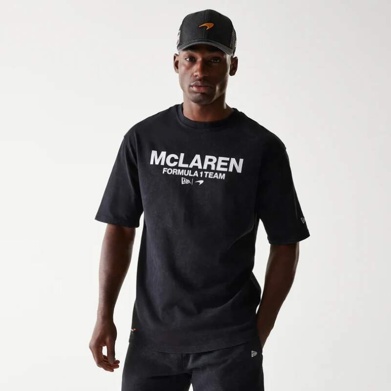 McLaren F1 Freizeit-T-Shirt NE Wordmark schwarz