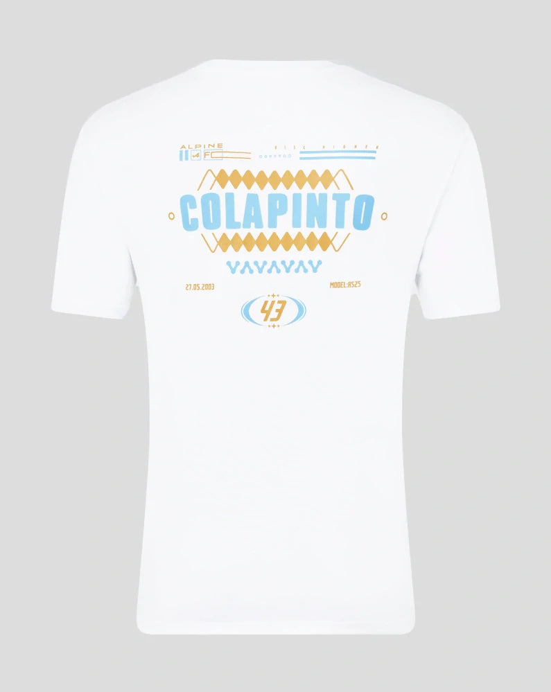 BWT Alpine F1 Team Franco Colapinto T-Shirt – White