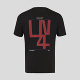 McLaren F1 Lando Norris LN4 T-Shirt – Schwarz