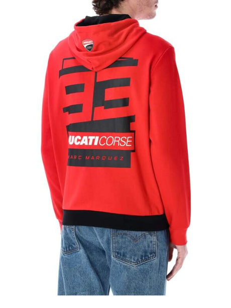 Ducati Corse fan sweatshirt - Marc Marquez with 93 logo