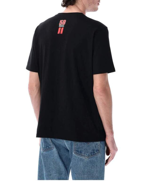 Marco Simoncelli Fan-T-Shirt Iconic schwarz