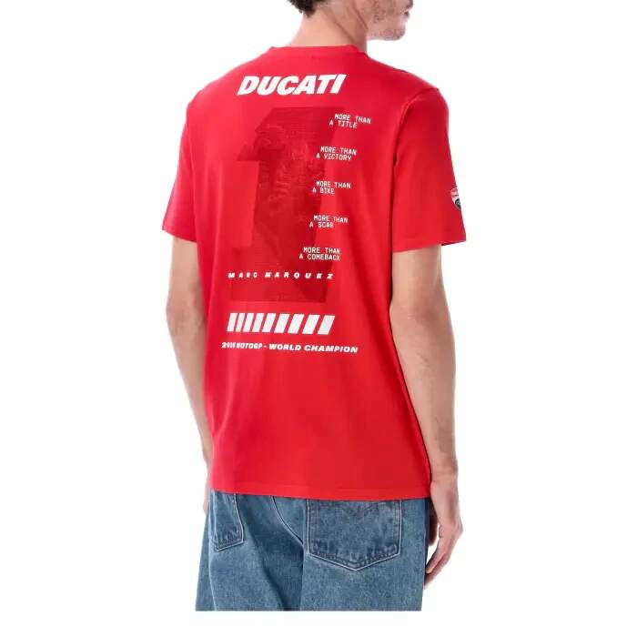 Marc Marquez Team-T-Shirt - Ducati Corse - Weltmeister-T-Shirt #1