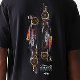 Oracle Red Bull Racing New Era Oversized Graphic T-Shirt – Navy