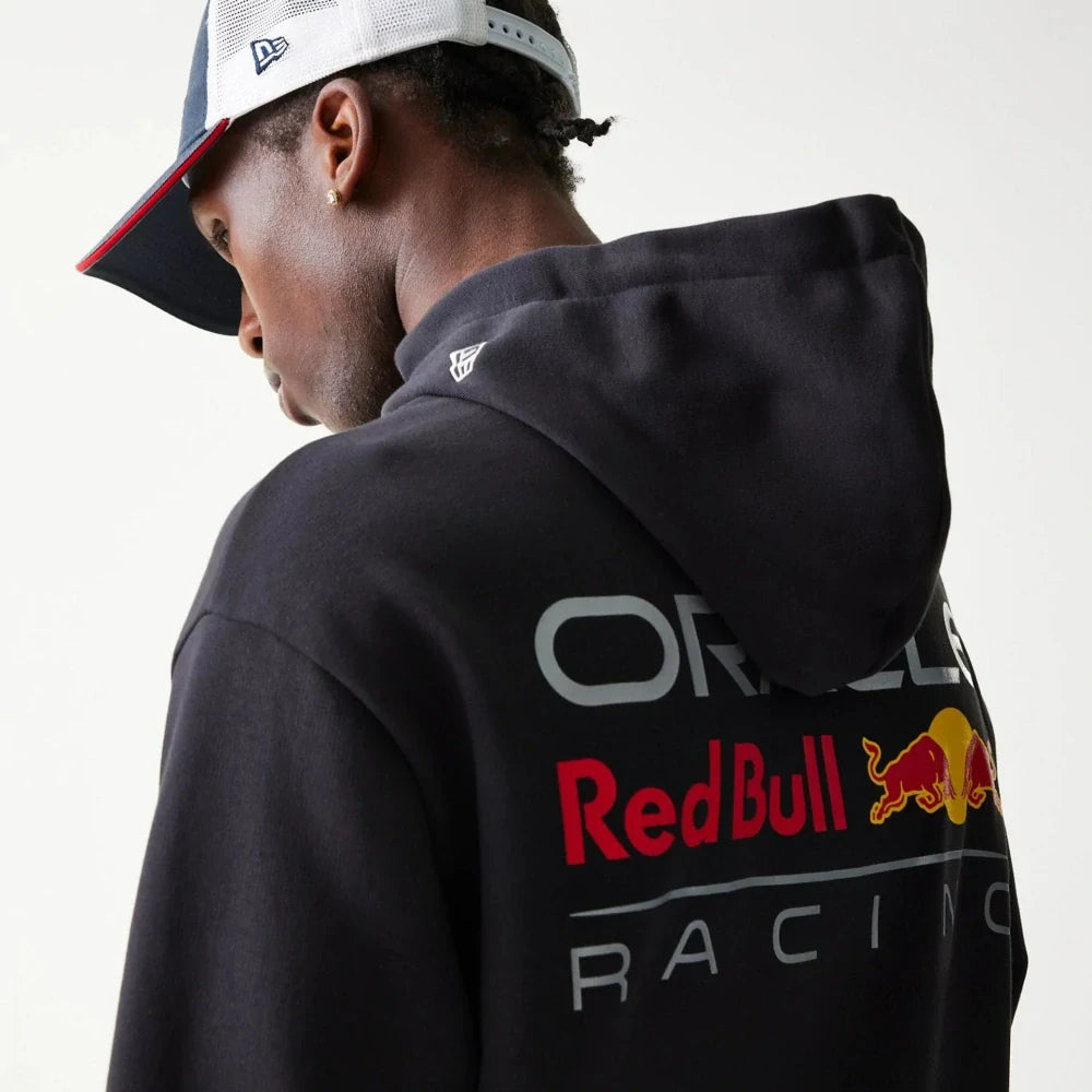 Oracle Red Bull Racing New Era Oversized Grafik-Hoodie – Marineblau