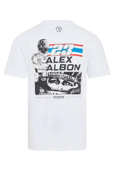 Alex Albon Fan-T-Shirt - Williams Racing F1 weiß - XXL