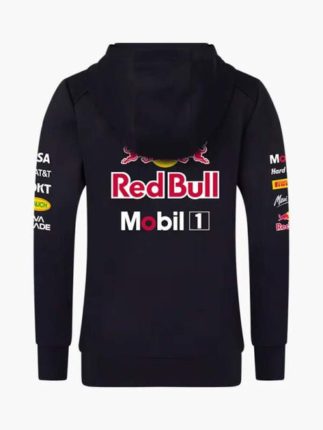Oracle Red Bull Racing kids' zip-up sweatshirt with sponsor logos - team edition