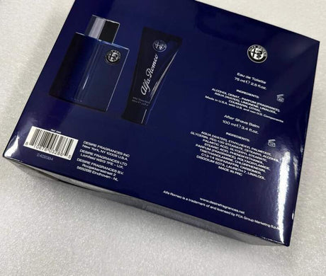 Alfa Romeo Blue Eau de Toilette 75 ml + aftershave balm 100 ml gift set