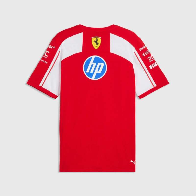 Scuderia Ferrari F1 x Puma T-Shirt mit Sponsorenlogos - Team Edition