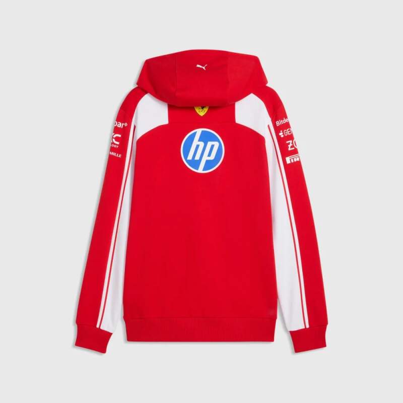 Scuderia Ferrari F1 x Puma Hoodie mit Sponsorenlogos - Team Edition