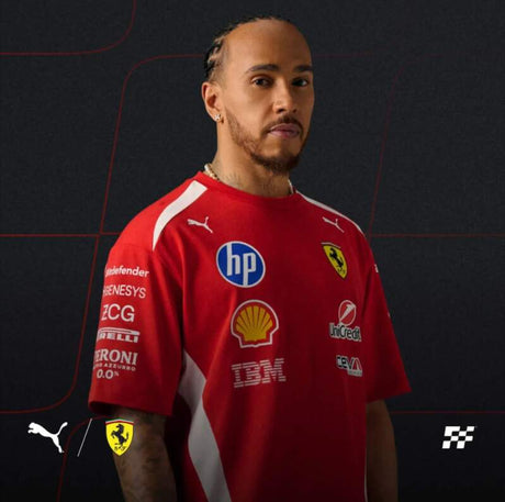 Scuderia Ferrari F1 T-Shirt mit Sponsorenlogos x Puma - DRIVERS Edition