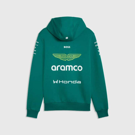 Aston Martin F1 hoodie with sponsor logos - team edition