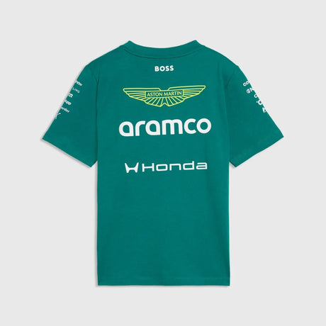 Aston Martin F1 Team Kids' T-Shirt 2026 – Green