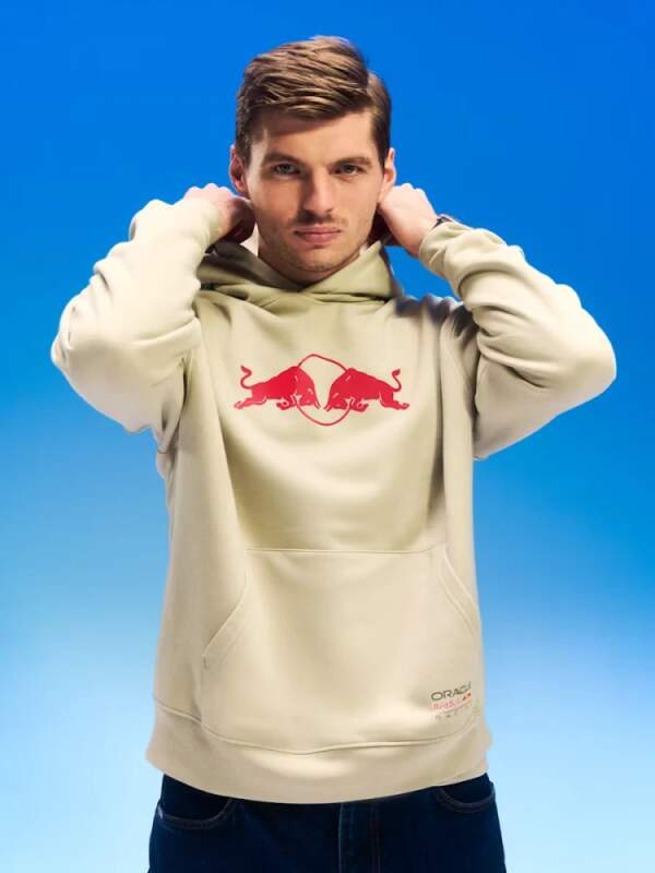 Oracle Red Bull Racing hoodie, SPARK edition, sand, with logo