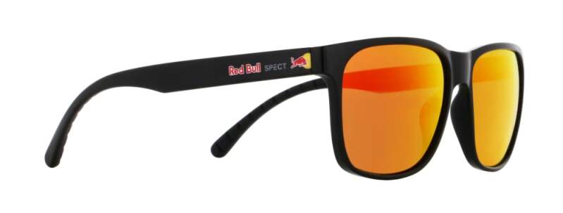 Red Bull Spect EARLE sunglasses, black with orange lenses