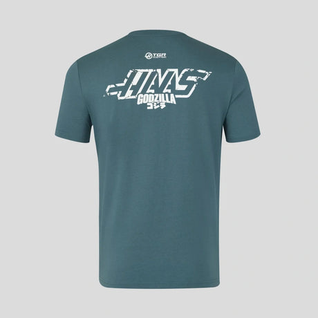 Haas F1 Team x Godzilla T-Shirt – Japan 2026 Edition, Dark Green