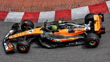 Modell McLaren F1 MCL39 BBurago #4 Lando Norris Monaco 2025 im Maßstab 1:43 - Signature