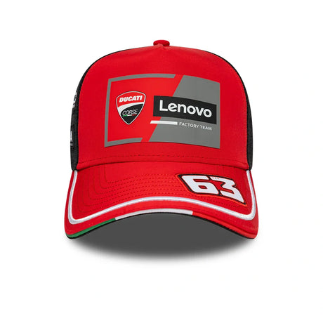 Ducati Lenovo Team Pecco Bagnaia #63 Cap 2026 – Rot