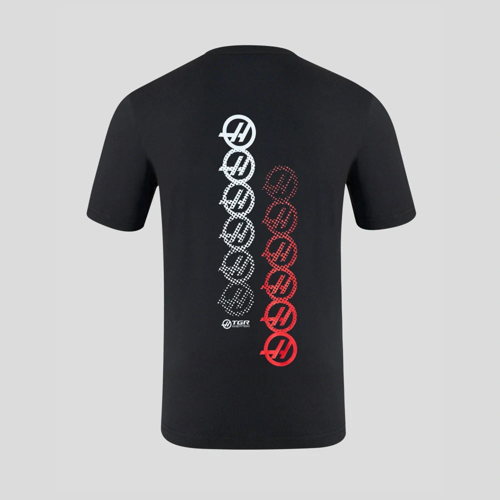 Haas F1 Team GRAPHIC T-Shirt mit Logo – Schwarz