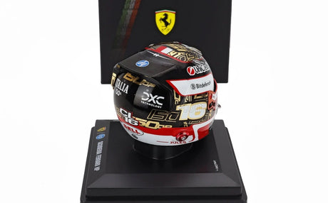LookSmart Charles Leclerc Helmmodell im Maßstab 1:5 – SF Abu Dhabi 2025