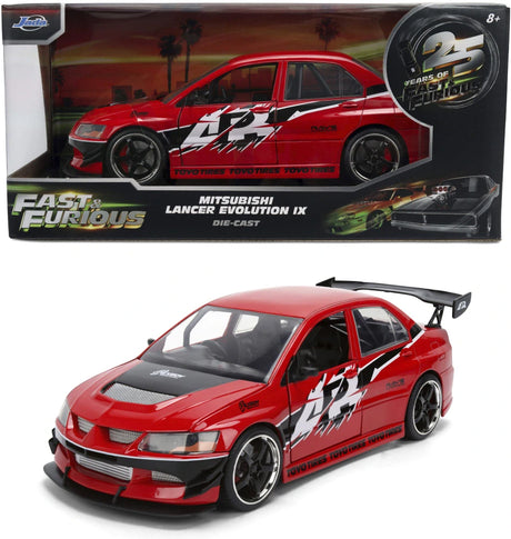 Jada Fast & Furious Mitsubishi Lancer Evolution IX Modell im Maßstab 1:24 – Tokyo Drift 2006