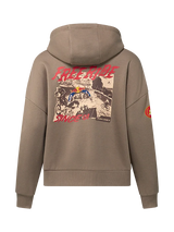 Red Bull Rampage FREERIDE Damen-Hoodie – Hellbraun